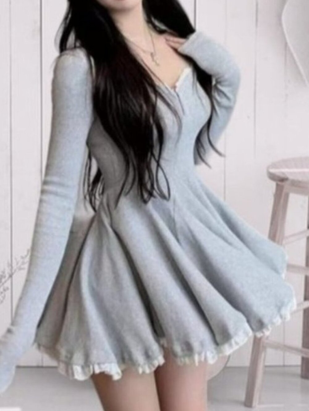 Ditsy Pleated Kawaii Japanese Style Skater Dress- Size Small- NWOT